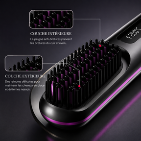 Brosse lissante chauffante Allure – VolumeLift™
