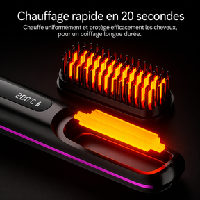 Brosse lissante chauffante Allure – VolumeLift™