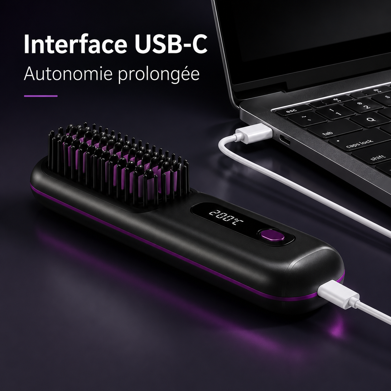 Brosse lissante chauffante Allure – VolumeLift™