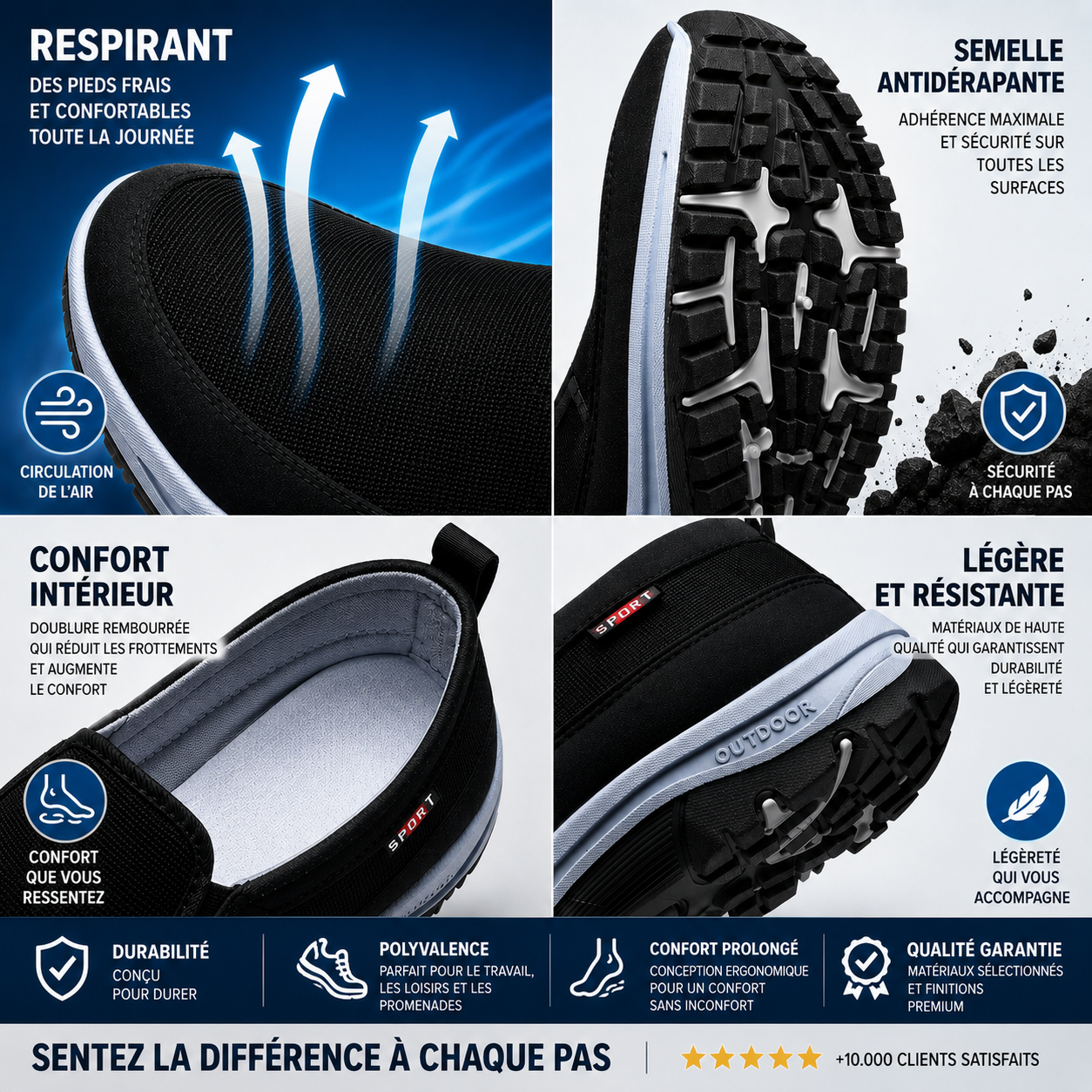 Pheron ® - Chaussures Confort & Résistance + Cadeau Offert